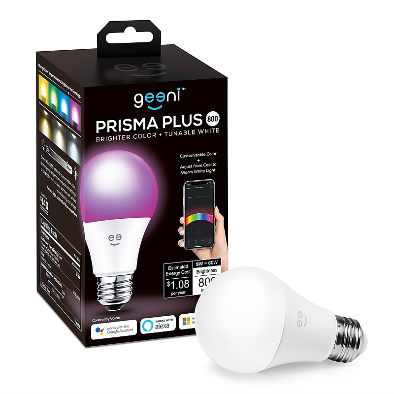 GEENI PRISMA PLUS 800 Color + Tunable Light Bulbs (GN-BW913-999) image 1