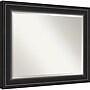 Amanti Art Ridge Black Frame Wall Mirror, 27.5" x 33.5" (A42674593609)~#|#~53A32E18-C1C4-4A99-B19FF063A01E66BF_sc7