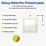 Avery Laser/Inkjet Square Multipurpose Labels, 3" x 3", White, 60/Pack (S00-DHZ)~#|#~53A5A6F5-7CCD-4268-A15F807CD6815D4F_sc7