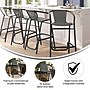 Flash Furniture Lila Indoor-Outdoor PE Rattan Restaurant Barstool, Gray, 4/Pack (4SDA632032RGY)~#|#~53A9987C-1D9B-4800-91328B6D81F1DDE4_sc7