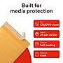 Staples Self‑Seal Bubble Cushioned CD/DVD Mailers, 7.25” x 8”, Kraft — 25/Carton~#|#~53B3C71A-B6CD-4F48-B2602090430F6B6E_sc7