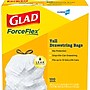 Glad 13 Gallon Trash Bag, 8.5"x8.5", Low Density, .72 mil, White, 100 Bags/Box (CLO 78526)~#|#~53B6F749-7B7C-4A72-B861B81C528A4C46_sc7