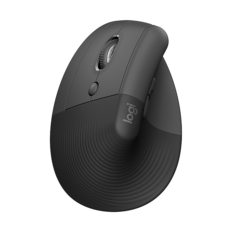 Logitech Lift Left for Business Wireless Ergonomic Left Handed Optical Mouse, Graphite (910-006467) image 1