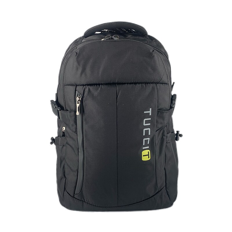 Tucci HITCHHIKER Laptop Backpack, Medium, Black (T0569) image 1