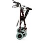 Medline Premium Steel Folding Bariatric Rollator, Adult, Burgundy (MDS868XWR)~#|#~53C3E7B8-E7C1-4CD8-BEBE119A1073CE93_sc7