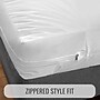 DMI Queen Size Zippered Mattress Cover, White, 80" x 8" x 60" (554-8069-1952)~#|#~53C71847-C2D3-4475-B7859A230D965DA8_sc7
