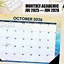 2026-2027 Willow Creek 17" x 12" Academic Monthly Desk Calendar, Beaches (64672)~#|#~53C9D45A-3379-4C15-8678F9B8842291AA_sc7