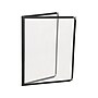 Excello Global Products Menu Holders, 8.5" x 11", Black/Silver, 10/Pack (SPLS-MENU-4)~#|#~53CA3261-B955-4F08-ACFD021CA4B59A8E_sc7