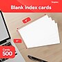 Staples 5" x 8" Index Cards, Blank, White, 500/Pack (TR51005)~#|#~53D71C05-3205-4F09-B70A58A591875B87_sc7