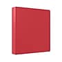 Staples 1" 3-Ring Non-View Binder, Red (ST26647-CC)~#|#~53D8C0E5-9FEC-4B7C-B37E083BD07F7E3E_sc7
