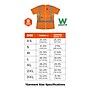 GloWear 8274 High Visibility Short Sleeve Women’s T-Shirt, ANSI Type R Class 2, Orange, Large (22084)~#|#~53E106B9-7DE1-455D-854F9815E8ACE2CA_sc7