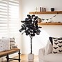 Nearly Natural Artificial Halloween Black Fiddle Leaf Tree, 5' (T5147)~#|#~53E6AA9F-6FBB-4852-8F1BFD08FA837761_sc7