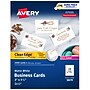 Avery Clean Edge Business Cards, 2" x 3 1/2", Matte White, 2000 Per Pack (5870)~#|#~53E7ED12-F527-45C6-B0C8C60DC0EF5C32_sc7
