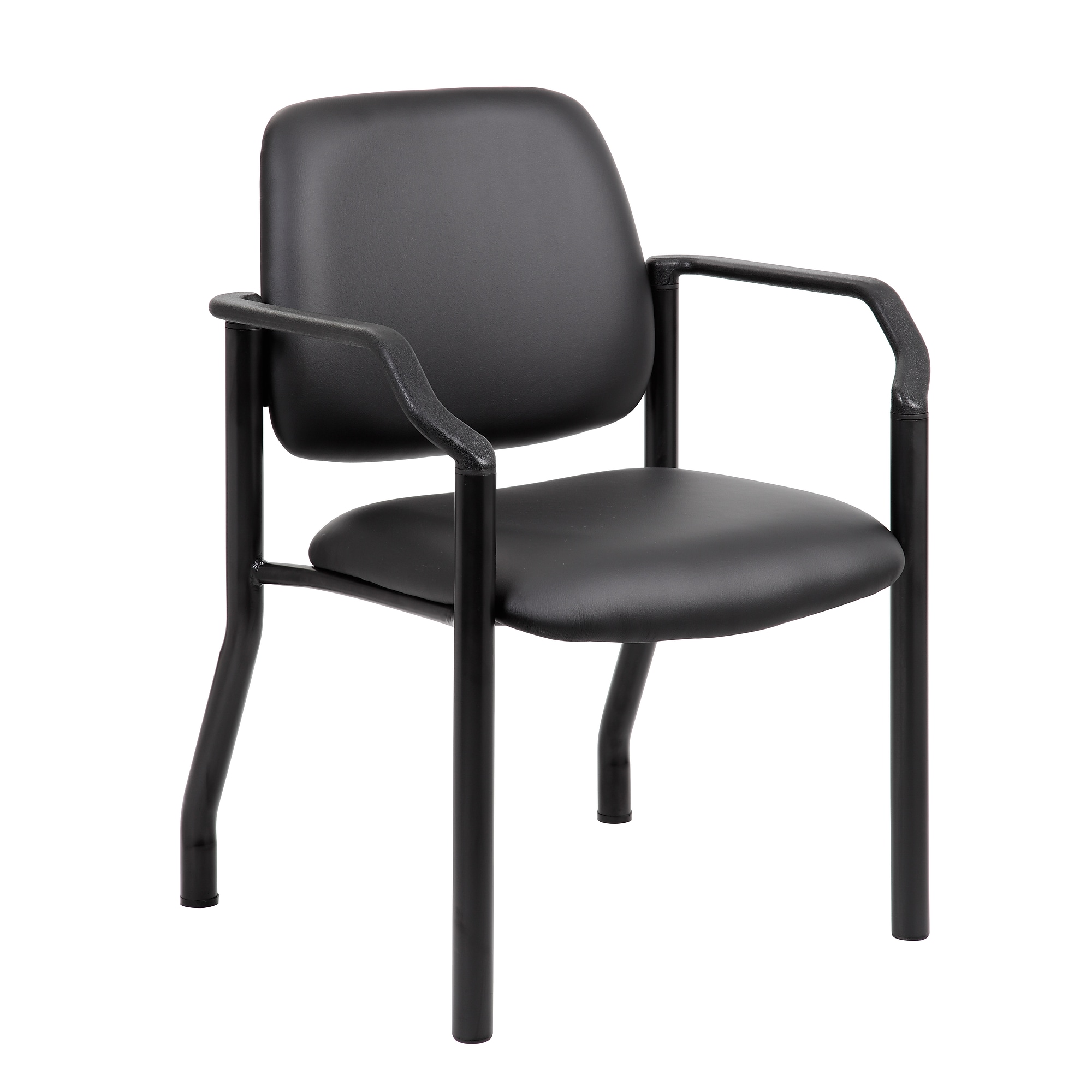 Boss Guest and Reception Area Chair, Black (B9591AM-BK) Sansujyuku sansujyuku.com