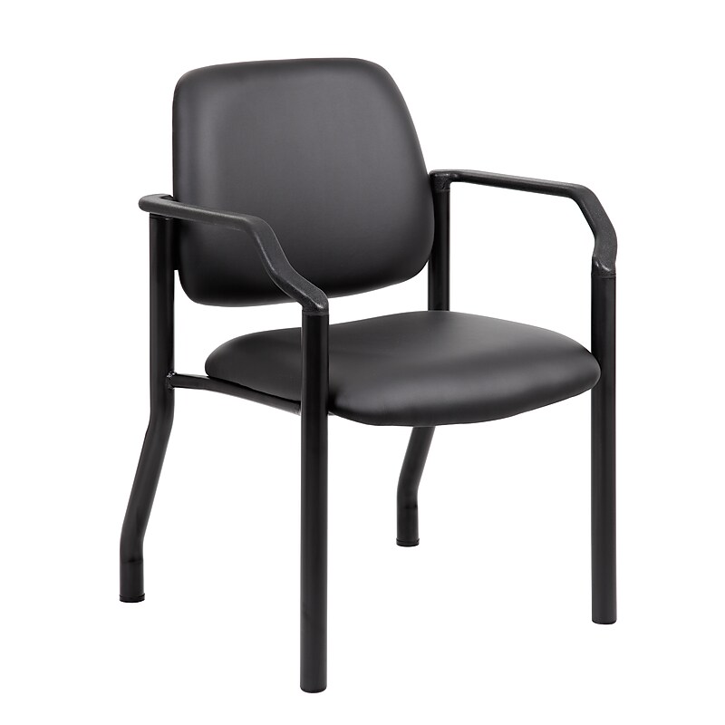 Boss Guest and Reception Area Chair, Black (B9591AM-BK) image 1