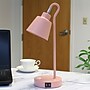Simple Designs Sleek Essentials LED Desk Lamp, 16", with USB Ports, Blush Pink (LD1073-BPK)~#|#~53EAD51B-4B0D-4A27-96D7027F3F627354_sc7