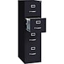 Lorell Commercial 4-Drawer Vertical File Cabinet, Letter Size, Lockable, 52"H x 15"W x 22"D, Black (LLR42294)~#|#~53ED21CE-3265-4FB7-99F6E8FB09A47CCB_sc7