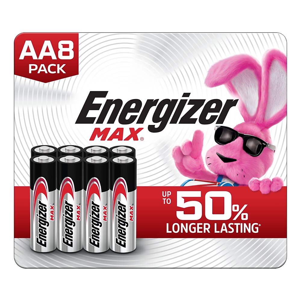 Energizer MAX® batteries, 8/pk