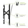 Kanto Extendable Tilting TV Wall Mount for 43" to 90" TVs, Black (TE300)~#|#~53F48F4F-568C-47B5-B5B420E4CAF1B496_sc7