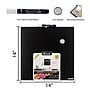 BAZIC Products CUBIX Frameless Magnetic Chalkboard, 14" x 14", Chalk Marker & Magnet (BAZ6049)~#|#~53F6F7BB-8E6B-4A4C-8C07462A3AA76E72_sc7