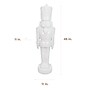 Fraser Hill Farm 4' Nutcracker Soldier, Glossy White (FFRS048-1SOL-WHT)~#|#~53F700BA-B1F6-43C3-B0010FA240E10E50_sc7