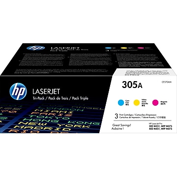HP 305A 305X　4色セット Amazon.com: HP 305A Black, Cyan, Magenta, Yellow Toner