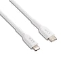 NXT Technologies™ 6 ft. Braided  Lightning  to USB-C Cable, White (NX60476)~#|#~53FFF70E-6434-432E-AD0167A4AC134E08_sc7