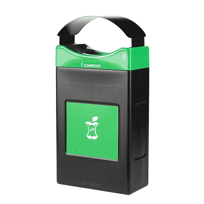 Commercial Zone Avante Polyethylene Compost Container, 30-Gallon, Black (7873S353A) image 1