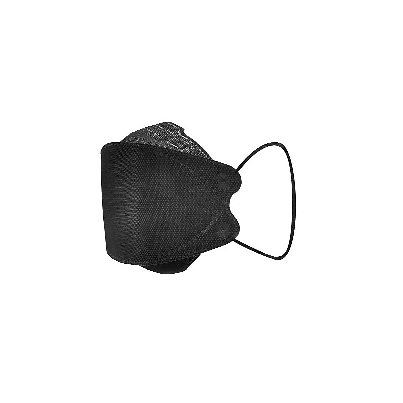 Globe 7765B KN95 Respirator Masks, Adult, Black, 50 Masks/Pack (7765B-50) image 1