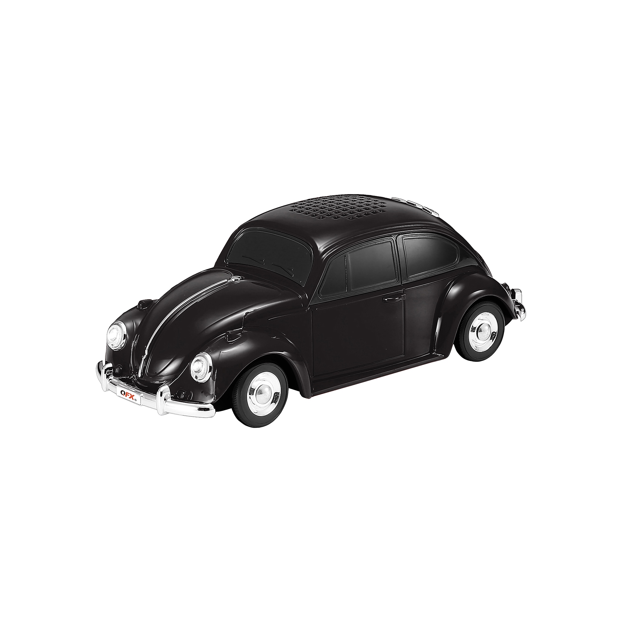 QFX Retro Car Portable True Wireless Bluetooth Speaker with Speakerphone, Black (BT-1960) Sansujyuku sansujyuku.com