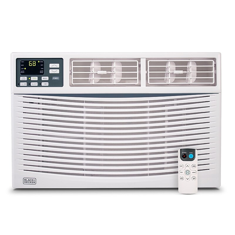 Black & Decker 115-Volt 6,000 BTU Window Air Conditioner with Remote, White (BWAC06WTB) image 1