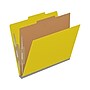 Medical Arts Press Pressboard Classification Folder, 1-Divider, 2" Expansion, Letter Size, Yellow, 10/Box (DV-T42-14-3YLW-PKT)~#|#~5411AA3E-CC58-4ECC-AE952095FE993B22_sc7