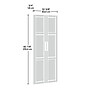 Sauder GarageCore 83"H Tall Storage Cabinet Doors, White (446194)~#|#~54133AD9-9AA5-471E-887F7C658869A3F4_sc7