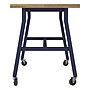 Learniture Ideate Series 72"W x 36"D Butcher Block Table, Beige/Navy (LNT-NOR3006BB-NV-PK-SO)~#|#~54133E48-AD21-4568-A7E8D296BCC1848C_sc7