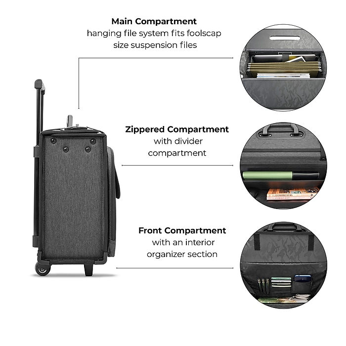 Solo New York Morgan Polyester Briefcase, Laptop Compatible