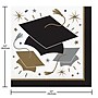 Creative Converting Glowing Grad Paper Plates and Napkins Kit, Serves 16 (DTC9208E2G)~#|#~541790CF-BEC5-4FC2-9017C2C0CC305865_sc7