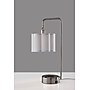 Adesso Dover Supercharger Incandescent Desk Lamp, 22.25"H, Brushed Steel/White (2616-22)~#|#~5417B785-7E17-4779-85A0DA88E0C393CA_sc7