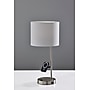 Adesso Wyatt Supercharger Incandescent Desk Lamp, 22"H, Brushed Steel/White (2610-22)~#|#~5418D3A2-ADA7-4150-937CDD6BC61617B4_sc7