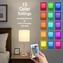 Simple Designs 19.5" LED Table Lamp, Rose Gold/White Shade (LT2024-RGD-CCLB)~#|#~54192F21-D4EE-49B1-AE5E3F79548CCDCC_sc7