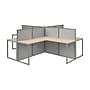 Bush Business Furniture Easy Office 4 Person L Shaped Cubicle Desk, Natural Elm (EOD760NE-03K)~#|#~541A5EE2-BBA3-4C57-A468B83EDD1E9211_sc7
