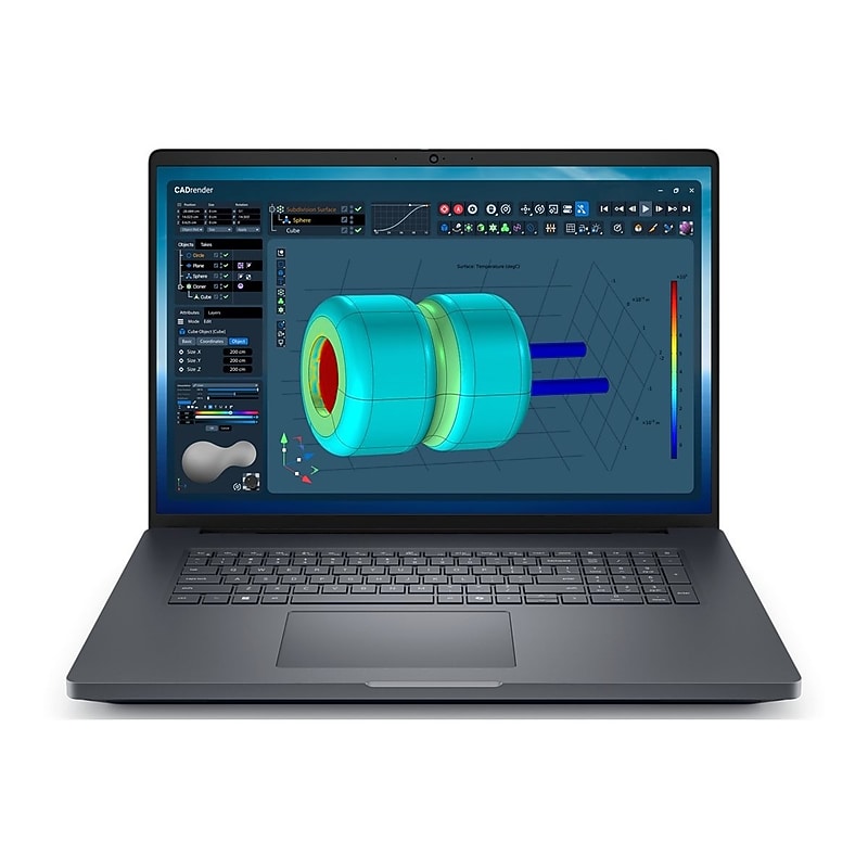 Dell Pro Max 18 Plus 18" QHD+ Touchscreen Laptop, Intel Core Ultra 7 265HX, 64GB RAM, 1TB SSD, Backlit Keyboard, Windows 11 Pro image 1