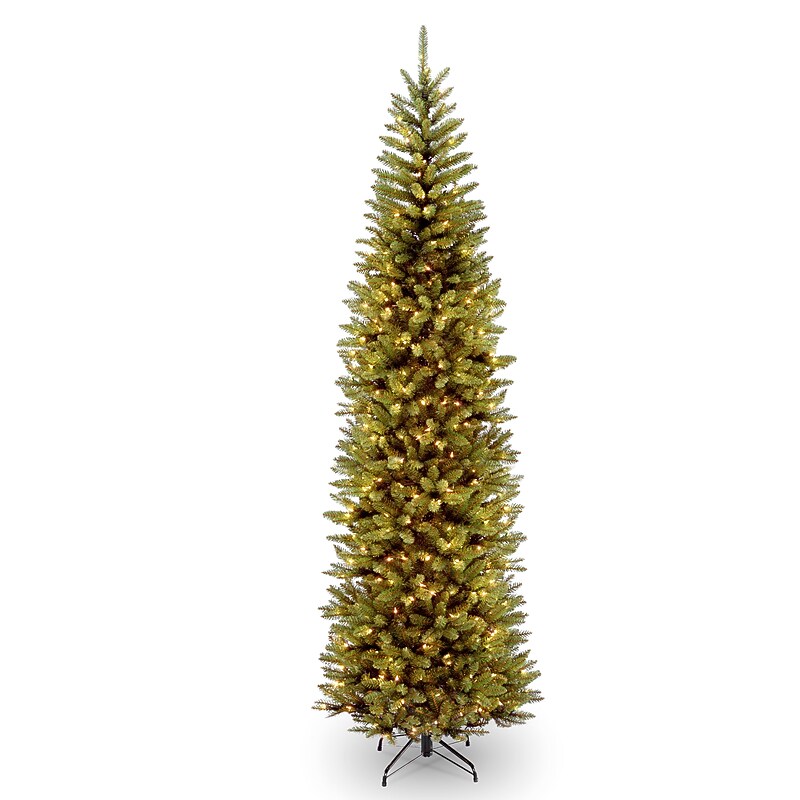 National Tree Company 9' Pre-Lit Kingswood Fir Artificial Christmas Tree (KW7-300-90) image 1