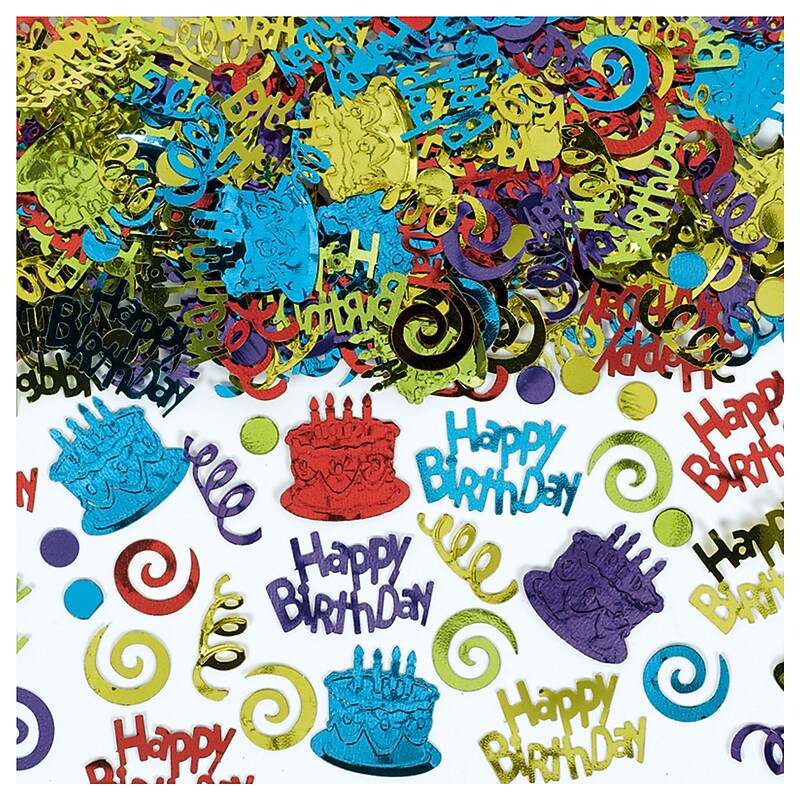 Party City Happy Birthday Confetti (AM369162) image 1