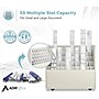 AdirOffice 50-Slot Mobile Roll File, Lockable, 28.5"H x 30"W x 15.75"D, White (626-WHI-KIT1)~#|#~54212BD5-A3E0-43B1-8D9EC54E493B5593_sc7