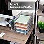 Mind Reader Metal Front Loading Stackable Letter Tray, Letter/Legal Size, Silver (BSTACK4-SIL)~#|#~5421342E-029C-423F-90E876A1AD0655AA_sc7