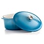 MegaChef Cast Iron 7 Quart Casserole, Light Blue (937112880M)~#|#~542192D3-4E6A-4C1B-B3E570FE1B30D874_sc7