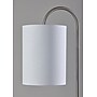 Adesso Amira 64"H Brushed Steel Floor Lamp with Drum Shade (4062-22)~#|#~5428DECB-1791-46E3-80218B01BC529D05_sc7