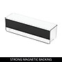 iDESIGN Magnetic Medium Plastic Storage Bin, 3.25" x 3"x 11", Clear, 2/Pack (28035M2)~#|#~542A4D6C-3AD5-42CE-BC58892A23984705_sc7