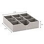 Household Essentials Drawer Organizer Tray, 9 Square Compartment (7476-1)~#|#~542DAEA3-9BDF-4F7E-94C1E76B3D7D8534_sc7