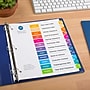Avery Ready Index Monthly Paper Divider, 12-Tab, Multi Color, Set (11127)~#|#~m007110438_sc7